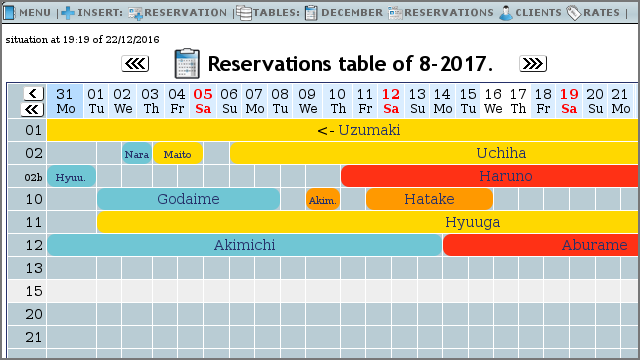 HotelDruid Hotel Management Software 2.1.1 screenshot