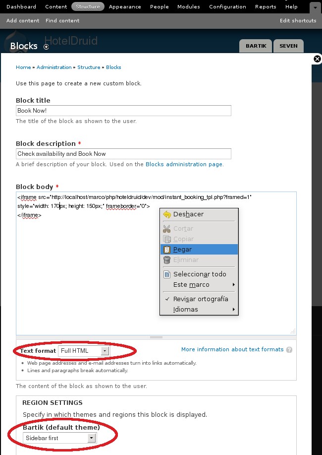 Add Block Drupal